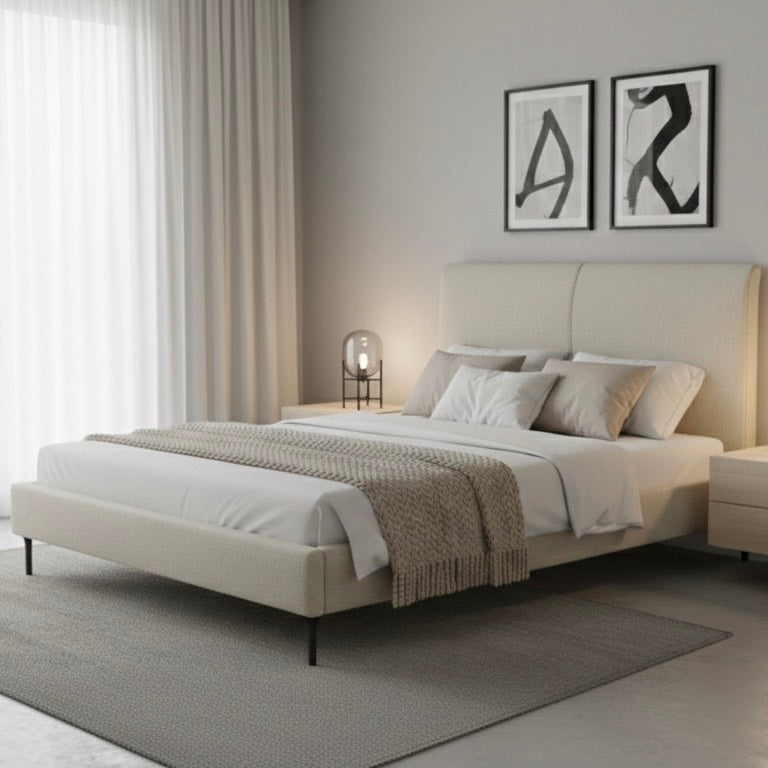 מיטה מעוצבת ivory